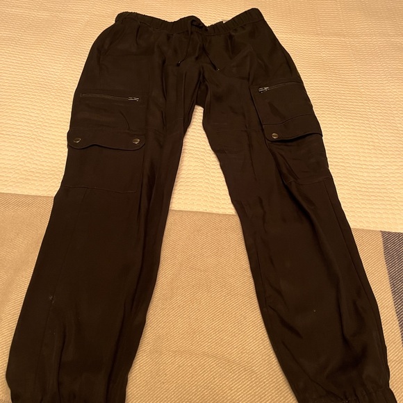 Banana republic utility style joggers. Black. Size small - Picture 1 of 4